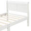 Lit plateforme avec base de lit en bois et lit-bateau