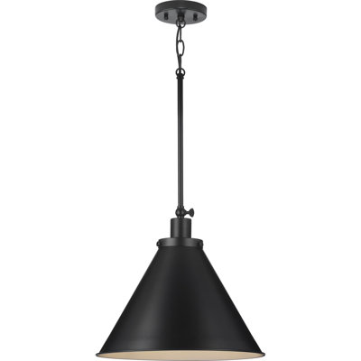 Luminaire suspendu conique à 1 lumière Haydenville