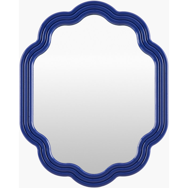 Miroir Aysun, Bleu, 33 po x 25 po