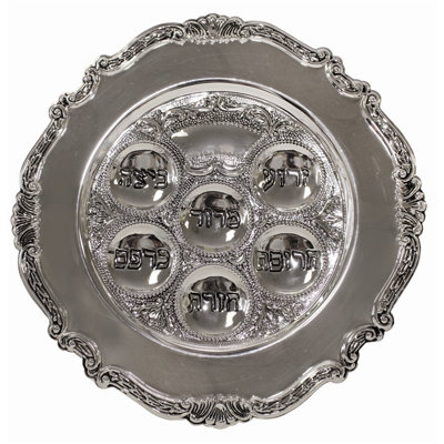 Stainless Steel Seder Plates And Sets
