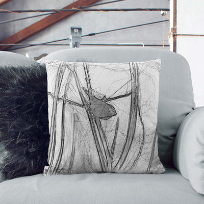 Floral Square Cushion