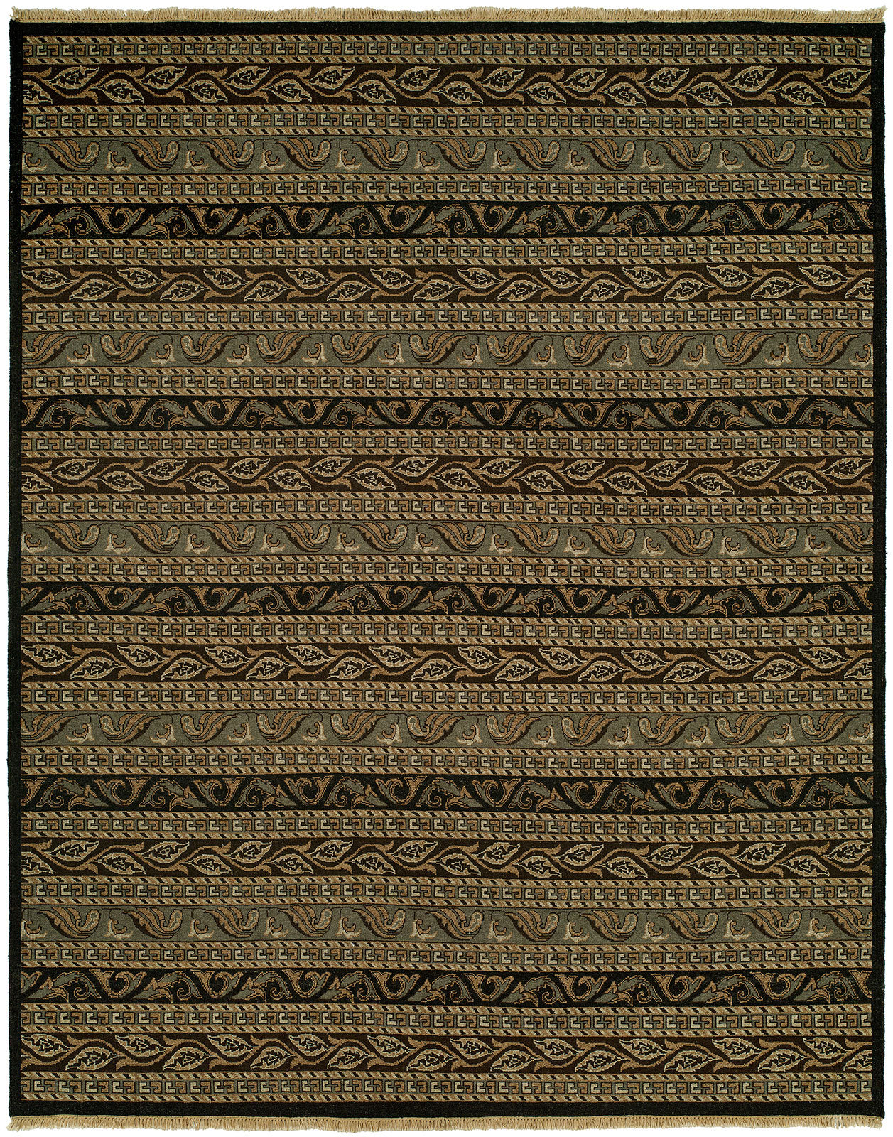Fleur De Lis Living Herman Floral Wool Brown Area Rug - Wayfair Canada