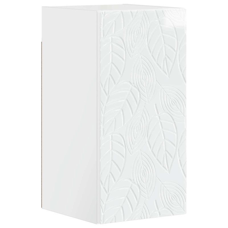 Bathroom Storage, High Gloss White