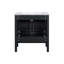Ensemble de meuble-lavabo 60 po avec lavabos doubles en céramique (séparés), armoire avec tablette de rangement et tiroirs divisés-790811652