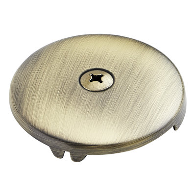 Overflow Cover Plate with Single Screw