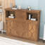Lit escamotable simple en bois avec tiroir intégré et station de charge-458852044