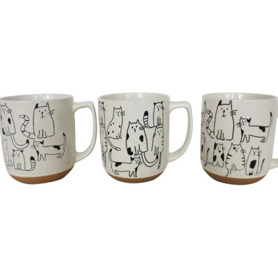 Ensemble de tasses Crazy Cat