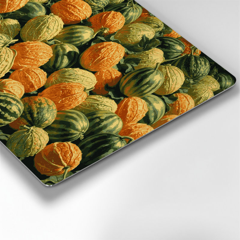 «Fruit Snap Melon», art mural en métal, H 20 po x l 30 po