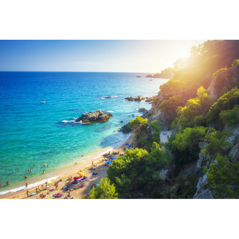 Cassimere espagnol plage tropicale par Dzmitrock87 - photographie sur toile tendue, H 8 po x l 12 po