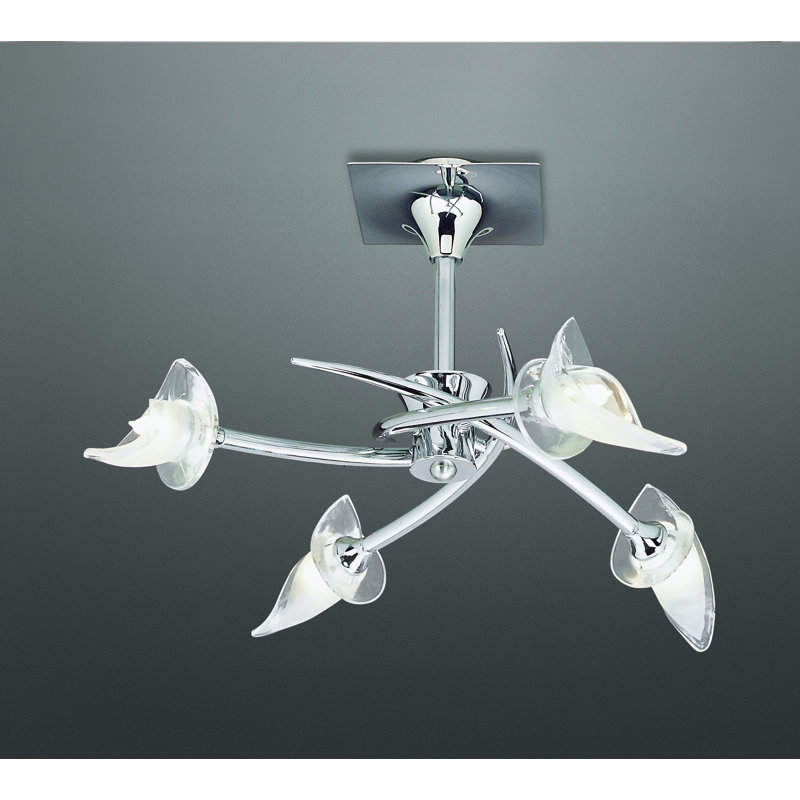 Plafonnier semi-encastré 4 lumières Barlow