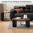 American Walnut Nesting Coffee Table Set-1721540196