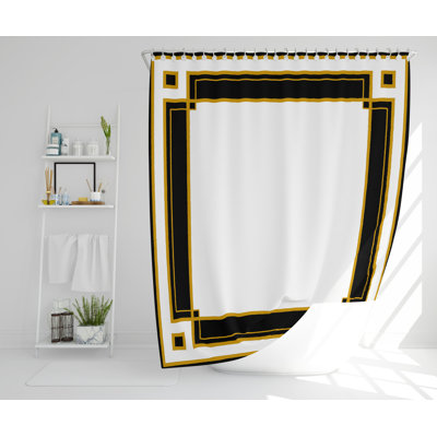 Keisha Polyester Shower Curtain Set