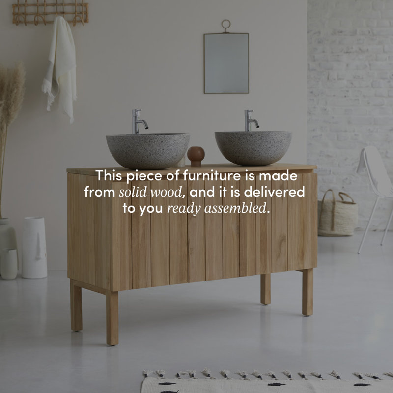 Jill 47.24'' W Double Bathroom Vanity Base