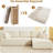 106"W Modern Sectional Sofa, L-Shaped Sofa With Chaise Lounge, Corduroy Fabric, Space-Saving, Convertible Compression Sleeper Sofa-1959623563-1959623561