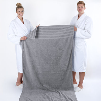 100% Cotton 2 Packed 35x70 Jumbo Large Bath Sheet