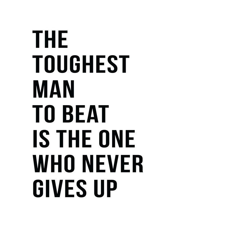 Toughest Man - Wrapped Canvas Print, 122cm H x 122cm W x 3.8cm D