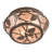 Wynsum Glass Semi Flush Mount
