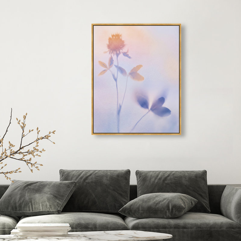 Lavender Shadows II Print by Oliver Gal, 31"H x 37"W, Gold Floater Frame
