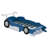 Unfinished Race Car-Shaped Platform Bed with Wheels-94375253-94375250