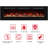Cassan Recessed Wall Mounted Electric Fireplace-937066620