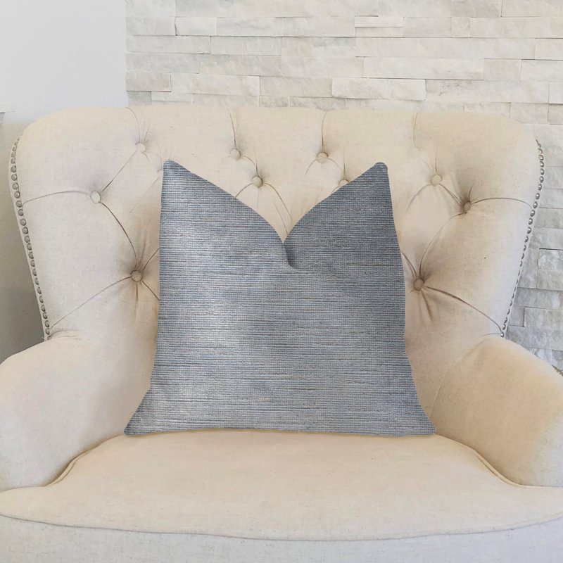 Bleu ciel Icy Coussin décoratif, 22 po x 22 po