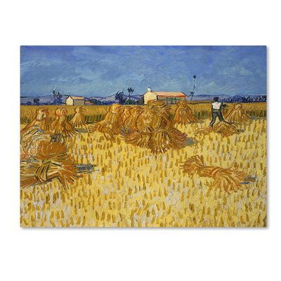 Corn Harvest In Provence' Print on Wrapped Canvas -  Vault W Artwork, AA00884-C1419GG