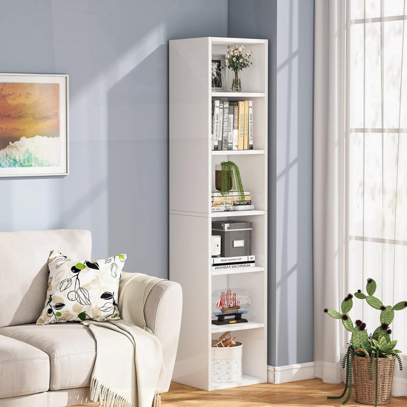 Bibliothèque à 6 niveaux, Blanc