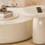 Table basse simple de style crème