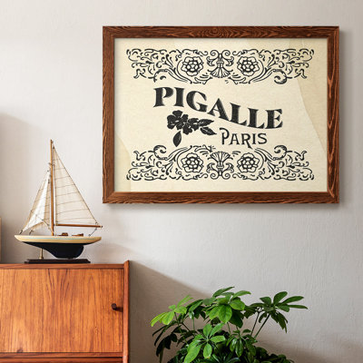 Antique French Label III, reproduction d'art sur toile
