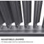 Pergola d'extérieur en aluminium mauve 11 pi x 18 pi Mauve Leaf-82617689