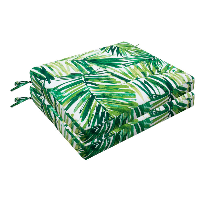 TB Dining Tommy Bahama 2 - Piece Outdoor Seat Cushion, 17"W x 17"L