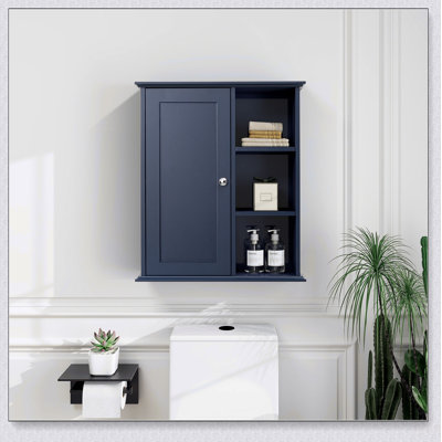 Armoire à pharmacie en bois au fini élégant pour un rangement efficace et peu encombrant