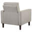 Fauteuil d'appoint capitonné Bowen Beige-119372566