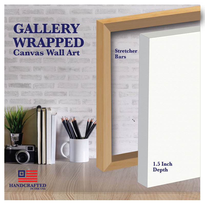 « Season’Greetings »-reproduction sur toile tendue, H 30 po x l 30 po x P 1,5 po