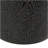 Ceramic Decorative Black Vase with Geometric Etchings-257359782