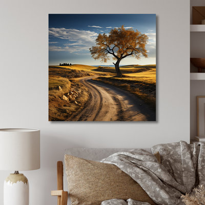 Paysage sur la route - salon d'art mural
