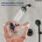 Dual-Function Shower Faucet System, Showerhead and Hand Shower with 5 Spray Settings-113325255