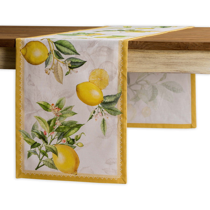 100% Cotton Table Runner, 72" L x 14.5" W