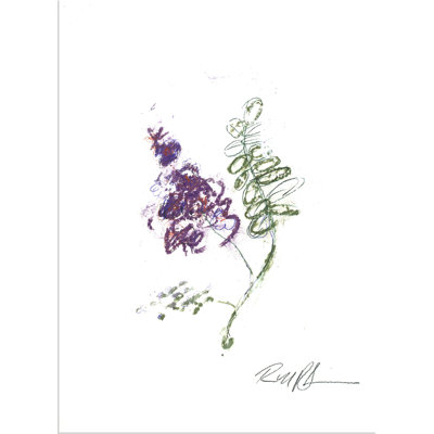 Sweet Violet by Robert Robinson - Wrapped Canvas Painting