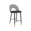 Falton Upholstered Counter Stool with Metal Frame