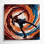 Art mural sur toile Sports Kickboxing-1470792577