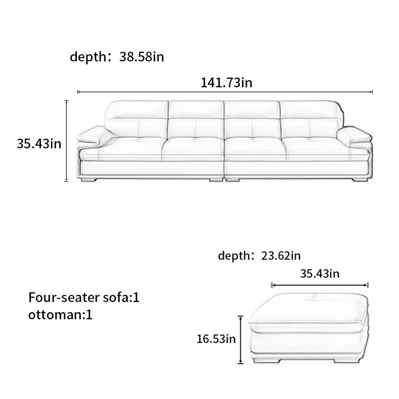 American-style simple modern sofa