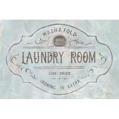 Laundry Day VIII by Danhui Nai - Wrapped Canvas Textual Art