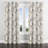 Country Farmhouse Blackout Curtains - Patchwork Neutral Mix Quilt Grommet Curtain - 1 Panel-463285880-463285884