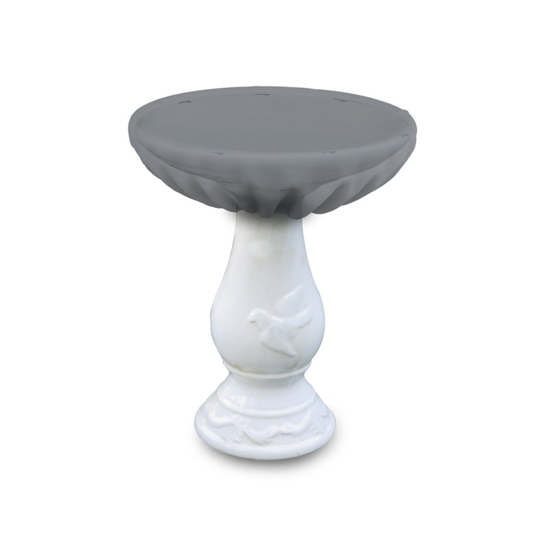 Bird Bath Cover, 50.8cm H x 76.2cm W x 76.2cm D, Grey