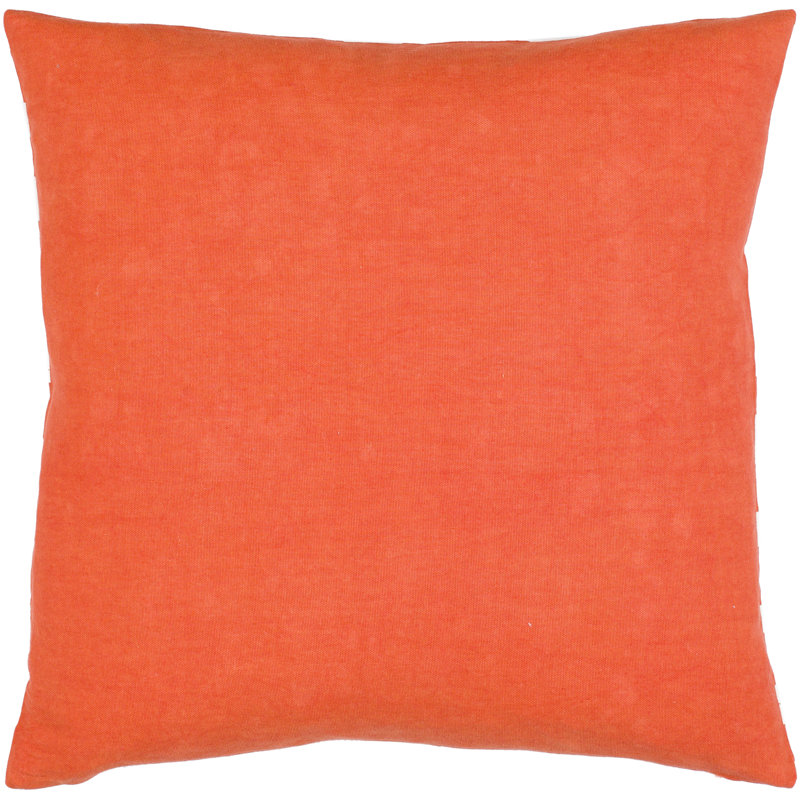 Lachen Pillow Cover & Insert C Lumbar Polyester, Burnt Orange/Cream