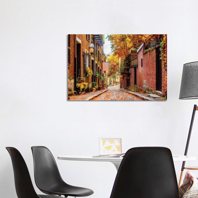 Boston In Autumn by Susanne Kremer - Wrapped Canvas Gallery-Wrapped Canvas Giclée