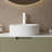 Round Ceramic Vessel Sink - Modern Bathroom Basin Without Faucet