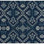 Tapis bleu marine en polypropylène tissé à la machine Jaymeir-1429837449