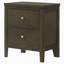 Table de chevet 2 tiroirs